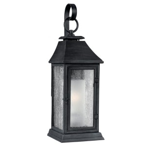 Kinkiet zewnętrzny Elstead Lighting Shepherd FE-SHEPHERD-2M IP44 czarny