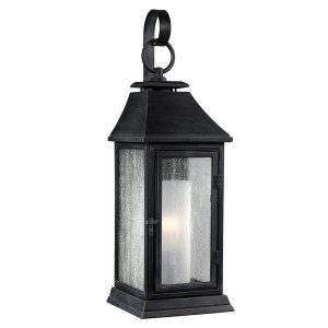 Kinkiet zewnętrzny Elstead Lighting Shepherd FE-SHEPHERD-2S IP44 czarny.