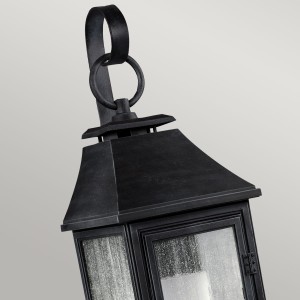 Kinkiet zewnętrzny Elstead Lighting Shepherd FE-SHEPHERD-2S IP44 czarny