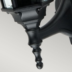 Lampa elewacyjna Elstead Lighting Ledbury GZH-LB1 IP44 1xE27 Aluminium Czarny.