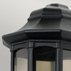 Kinkiet zewnętrzny Elstead Lighting Newbury GZH-NB7 IP44 anodowany czarny aluminium.