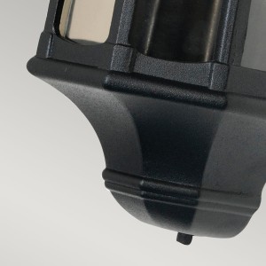 Kinkiet zewnętrzny Elstead Lighting Newbury GZH-NB7 czarny aluminium IP44.