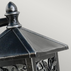 Kinkiet zewnętrzny Elstead Lighting Winchcombe GZH-WC2 IP44 1xE27 Aluminium Czarny szczegóły.