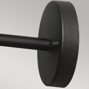 Nowoczesny kinkiet zewnętrzny Elstead Lighting Helsingor HELSINGOR-BK IP44 1xE27 Stal Czarny mocowanie do ściany.