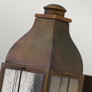 Kinkiet zewnętrzny Elstead Lighting Bingham HK-BINGHAM-M IP44 2xE14 Mosiądz Brązowy detal.