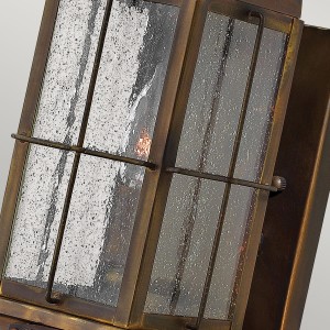 Kinkiet zewnętrzny Elstead Lighting Bingham HK-BINGHAM-S IP44 mosiądz brązowy.