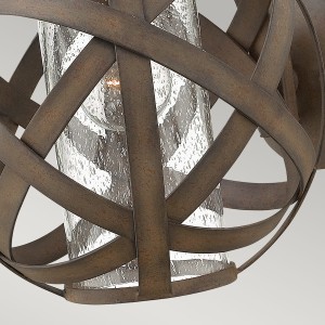 Kinkiet zewnętrzny Elstead Lighting Carson HK-CARSON1 IP44 stalowy.