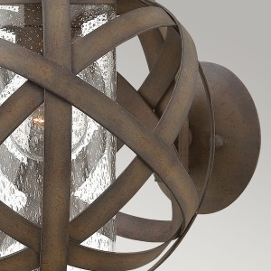 Kinkiet zewnętrzny Elstead Lighting Carson HK-CARSON1 IP44 1xE27 stalowy.