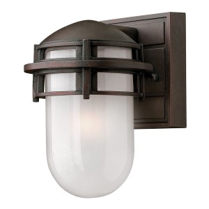 Lampa elewacyjna Elstead Lighting Reef HK-REEF-MINI-VZ IP44 brązowa.