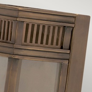 Kinkiet zewnętrzny Elstead Lighting Holborn HL7-M-DB IP44 2xE14 Mosiądz Brązowy detal.