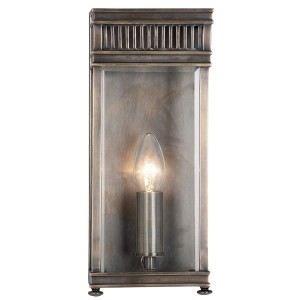 Lampa ścienna Kinkiet zewnętrzny Elstead Lighting Holborn HL7-S-DB IP44 1xE14 Mosiądz Brązowy