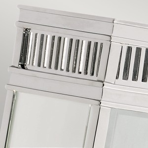 Kinkiet zewnętrzny Elstead Lighting Holborn HL7-S-PC IP44 Mosiądz Chrom z bliska.