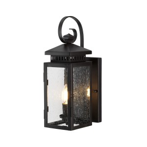 Lampa ścienna Kinkiet zewnętrzny Elstead Lighting Hythe HYTHE IP43 1xE14 Stal Brązowy