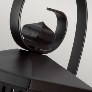 Kinkiet zewnętrzny Elstead Lighting Hythe HYTHE IP43 1xE14 Stal Brązowy detal.