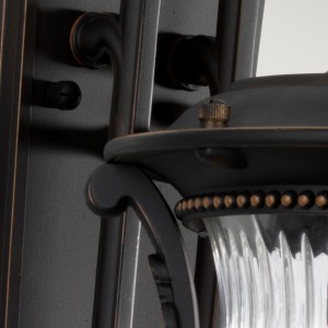 Kinkiet zewnętrzny Elstead Lighting Luverne KL-LUVERNE2-M stal brązowy.