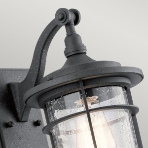 Kinkiet zewnętrzny Elstead Lighting Royal Marine czarny IP44 E27 Stal.