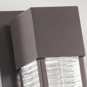 Nowoczesny kinkiet zewnętrzny Elstead Lighting Sorel KL-SOREL2-M-LED IP44 (część górna).
