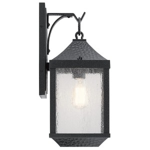 Kinkiet zewnętrzny Elstead Lighting Springfield KL-SPRINGFIELD-M IP44 1xE27 czarny.