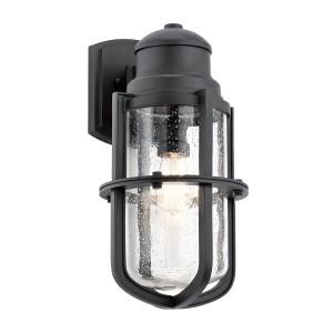 Lampa ścienna Kinkiet zewnętrzny Elstead Lighting Suri KL-SURI-L IP44 1xE27 Tworzywo Czarny