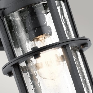 Kinkiet zewnętrzny Elstead Lighting Suri KL-SURI-M IP44 1xE27 Tworzywo Czarny.