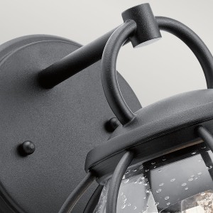 Kinkiet zewnętrzny Elstead Lighting Vandalia KL-VANDALIA2-S IP44 Stal Czarny.