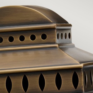 Kinkiet zewnętrzny Elstead Lighting Mansion House Mosiądz IP44.