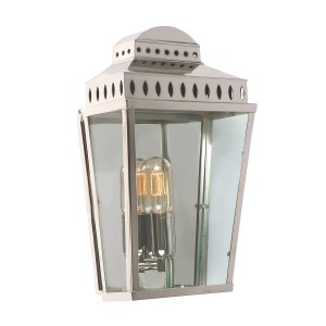 Lampa ścienna Kinkiet zewnętrzny Elstead Lighting Mansion House MANSION-HOUSE-PN IP44 1xE27 Mosiądz Chrom