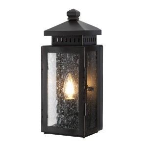 Lampa ścienna Kinkiet zewnętrzny Elstead Lighting Matlock MATLOCK IP43 1xE14 Aluminium Brązowy