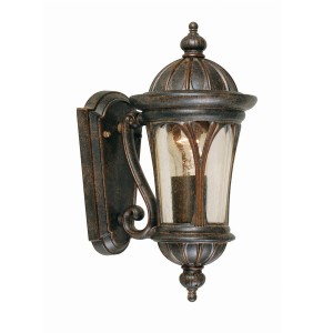 Lampa ścienna Kinkiet zewnętrzny Elstead Lighting New England NE1-S IP44 1xE27 Aluminium Brązowy