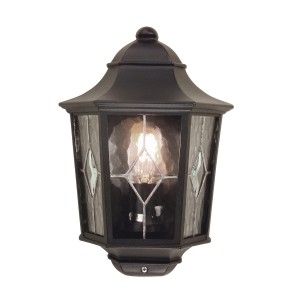 Lampa ścienna Kinkiet zewnętrzny Elstead Lighting Norfolk NR7-2-BLK IP43 1xE27 Aluminium Czarny
