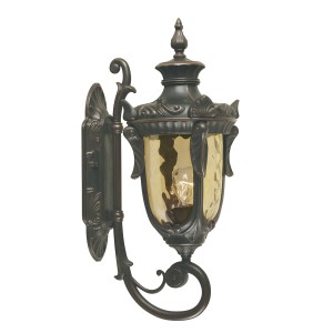 Lampa ścienna Kinkiet zewnętrzny Elstead Lighting Philadelphia PH1-M-OB IP44 1xE27 Metal Brązowy