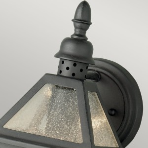 Kinkiet zewnętrzny Elstead Lighting Polruan POLRUAN IP44 1xE27 Aluminium Czarny.