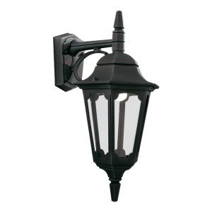 Lampa ścienna Kinkiet zewnętrzny Elstead Lighting Parish PR2-BLACK IP44 1xE27 Aluminium Czarny