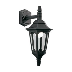 Lampa ścienna Kinkiet zewnętrzny Elstead Lighting Parish PRM2-BLACK IP44 1xE27 Aluminium Czarny