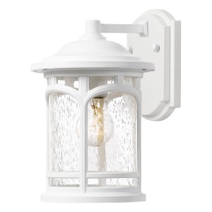 Lampa ścienna Kinkiet zewnętrzny Elstead Lighting Marblehead QZ-MARBLEHEAD-S-WHT IP44 1xE27 Tworzywo Biały