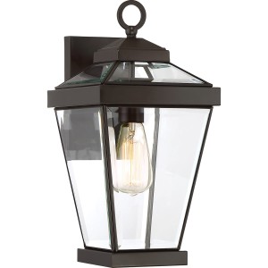 Lampa ścienna Kinkiet zewnętrzny Elstead Lighting Ravine QZ-RAVINE2-M IP44 1xE27 Mosiądz Brązowy