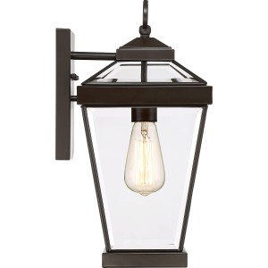 Kinkiet zewnętrzny Elstead Lighting Ravine QZ-RAVINE2-M IP44 1xE27 Mosiądz Brązowy.