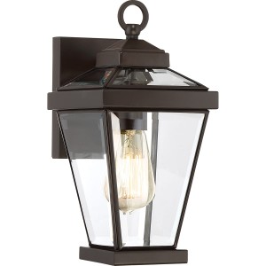 Lampa ścienna Kinkiet zewnętrzny Elstead Lighting Ravine QZ-RAVINE2-S IP44 1xE27 Mosiądz Brązowy
