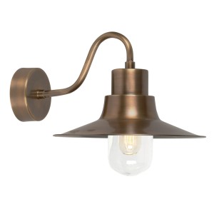 Lampa ścienna Kinkiet zewnętrzny Elstead Lighting Sheldon SHELDON-BR IP44 1xE27 Mosiądz Mosiądz
