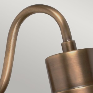 Kinkiet zewnętrzny Elstead Lighting Sheldon SHELDON-BR IP44 mosiądz.