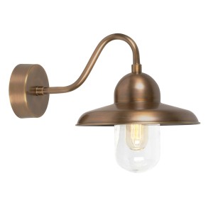 Lampa ścienna Kinkiet zewnętrzny Elstead Lighting Somerton SOMERTON-BR IP44 1xE27 Mosiądz Mosiądz