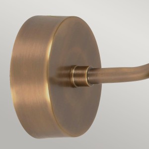 Kinkiet zewnętrzny Elstead Lighting Somerton SOMERTON-BR IP44 1xE27 Mosiądz.