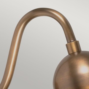 Kinkiet zewnętrzny Elstead Lighting Somerton SOMERTON-BR IP44 1xE27 Mosiądz.