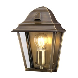 Lampa ścienna Kinkiet zewnętrzny Elstead Lighting St James ST-JAMES-BRASS IP44 1xE27 Mosiądz Mosiądz