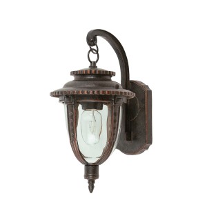 Kinkiet zewnętrzny Elstead Lighting St Louis STL2-M-WB IP44 1xE27 Metal Brązowy.