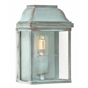 Kinkiet zewnętrzny Elstead Lighting Victoria VICTORIA-VERDI IP44 1xE27 Mosiądz Zielony.