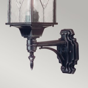 Kinkiet zewnętrzny Elstead Lighting Wexford WX1 IP44 1xE27 Metal Czarny.