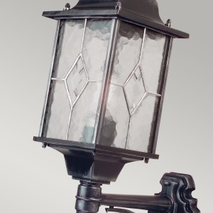 Kinkiet zewnętrzny Elstead Lighting Wexford WX1 IP44 1xE27 Metal Czarny.