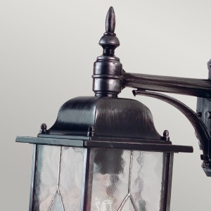 Kinkiet zewnętrzny Elstead Lighting Wexford WX2 IP23 czarny metal.