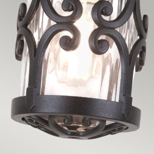 Czarna lampa stropowa Elstead Lighting Hereford BL13A-BLACK IP23 z aluminium